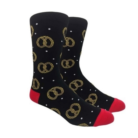 Other - Men's Pretzel Printed Novelty Socks
